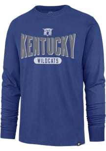 47 Kentucky Wildcats Blue Outstretch Franklin Long Sleeve Fashion T Shirt