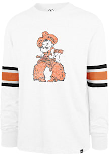 47 Oklahoma State Cowboys White Premier Brex Long Sleeve Fashion T Shirt