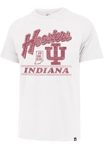 Indiana Hoosiers White 47 Fly By Franklin Short Sleeve Fashion T Shirt