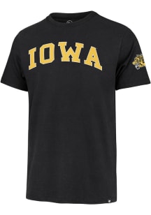 47 Iowa Hawkeyes Black Franklin Fieldhouse Design Short Sleeve Fashion T Shirt