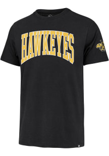 47 Iowa Hawkeyes Black Ace Fieldhouse Short Sleeve Fashion T Shirt