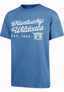 47 Kentucky Wildcats Blue Carrick River Short Sleeve Fashion T Shirt