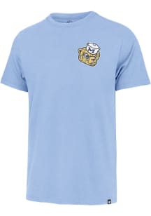 47 Michigan Wolverines Light Blue Back to Back Franklin Short Sleeve Fashion T Shirt