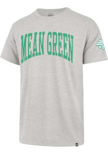 47 North Texas Mean Green Grey Ace Fieldhouse Short Sleeve Fashion T Shirt