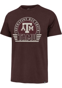 47 Texas A&amp;M Aggies Maroon OHT Convoy Franklin Short Sleeve Fashion T Shirt
