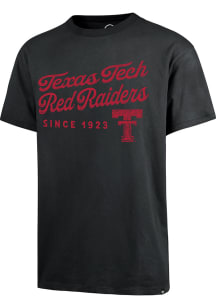 47 Texas Tech Red Raiders Black Carrick River Short Sleeve Fashion T Shirt