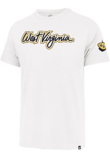 47 West Virginia Mountaineers White Franklin Fieldhouse Short Sleeve Fashion T Shirt
