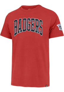 Wisconsin Badgers Red 47 Ace Fieldhouse Short Sleeve Fashion T Shirt