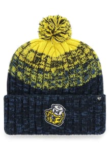 Michigan Wolverines 47 Cascade Cuff Mens Knit Hat - Navy Blue