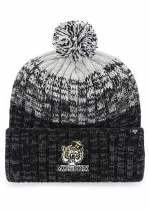 47 Missouri Tigers Black Cascade Cuff Mens Knit Hat