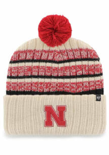 Nebraska Cornhuskers 47 Tavern Cuff Mens Knit Hat - Ivory