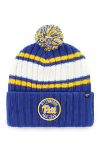 Pitt Panthers 47 Plateau Cuff Mens Knit Hat - Blue