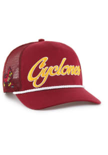 47 Iowa State Cyclones OVERHAND MESH 47 HITCH Adjustable Hat - Maroon