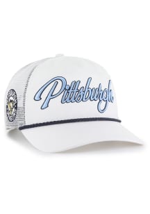 47 Pittsburgh Penguins OVERHAND MESH 47 HITCH Adjustable Hat - White