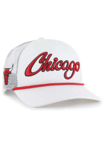 47 Chicago Bulls OVERHAND MESH 47 HITCH Adjustable Hat - White