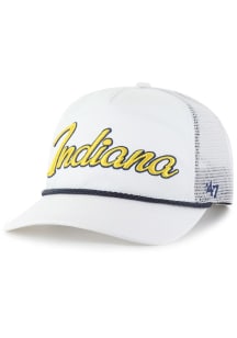 47 Indiana Pacers OVERHAND MESH 47 HITCH Adjustable Hat - White