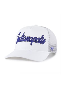 47 Indianapolis Colts OVERHAND MESH 47 HITCH RF Adjustable Hat - White