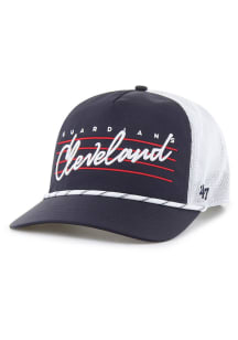 47 Cleveland Guardians DOWNBURST MESH 47 HITCH Adjustable Hat - Navy Blue