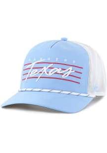 47 Texas Rangers DOWNBURST MESH 47 HITCH Adjustable Hat - Blue