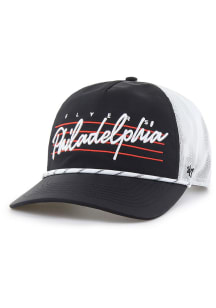 47 Philadelphia Flyers DOWNBURST MESH 47 HITCH Adjustable Hat - Black