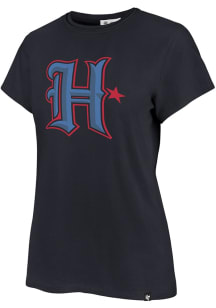 47 Houston Texans Womens Navy Blue Premier Frankie Short Sleeve T-Shirt