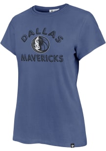 47 Dallas Mavericks Womens Blue Frankie Short Sleeve T-Shirt