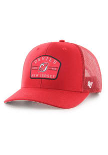 47 New Jersey Devils Primer Trucker Adjustable Hat - Red