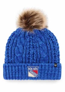 47 New York Rangers Blue Meeko Cuff Womens Knit Hat