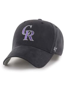 47 Colorado Rockies Black Basic MVP Youth Adjustable Hat