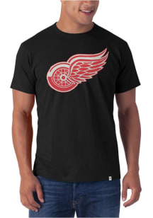 47 Detroit Red Wings Black Knockout Short Sleeve Fashion T Shirt