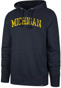 Mens Michigan Wolverines Navy Blue 47 College Arch Hooded Sweatshirt