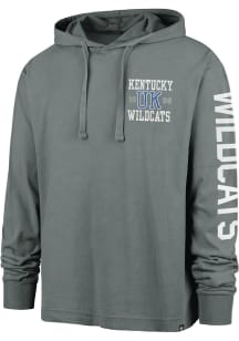 47 Kentucky Wildcats Mens Dark Grey Breakwater Montauk Long Sleeve Hoodie
