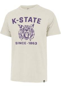 K-State Wildcats Oatmeal 47 Duster Franklin Short Sleeve Fashion T Shirt