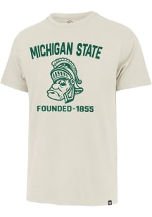 Michigan State Spartans Oatmeal 47 Duster Franklin Short Sleeve Fashion T Shirt
