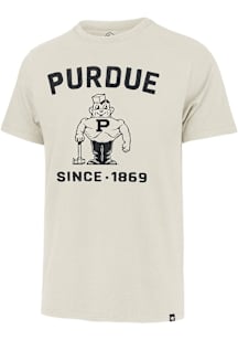 47 Purdue Boilermakers Grey Duster Franklin Short Sleeve Fashion T Shirt