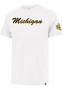 47 Michigan Wolverines White Franklin Fieldhouse Short Sleeve Fashion T Shirt
