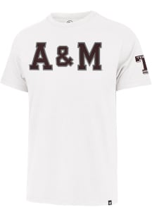47 Texas A&amp;M Aggies White Franklin Fieldhouse Short Sleeve Fashion T Shirt