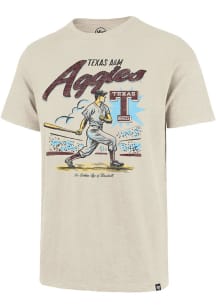 47 Texas A&amp;M Aggies Black Golden Age Scrum Short Sleeve Fashion T Shirt