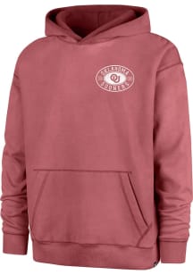 47 Oklahoma Sooners Mens Red Hookline River Long Sleeve Hoodie