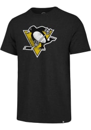 47 Pittsburgh Penguins Black Match Short Sleeve Fashion T Shirt