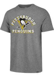 47 Pittsburgh Penguins Grey Arch Short Sleeve Fashion T Shirt