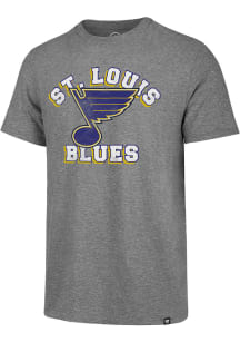 47 St Louis Blues Grey Arch Short Sleeve Fashion T Shirt