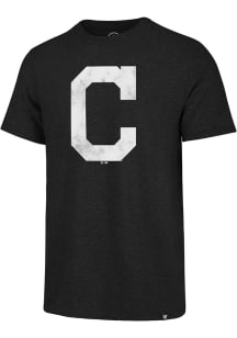 47 Cleveland Indians Black Match Short Sleeve Fashion T Shirt