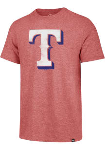 47 Texas Rangers Red Match Short Sleeve Fashion T Shirt