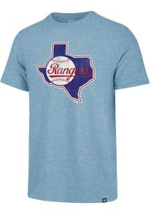 47 Texas Rangers Light Blue Match Short Sleeve Fashion T Shirt