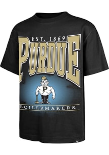 Purdue Boilermakers Black 47 Hot Corner Foundation Short Sleeve Fashion T Shirt