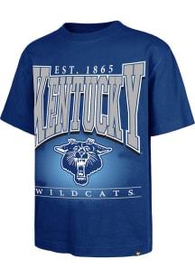 47 Kentucky Wildcats Blue Hot Corner Foundation Short Sleeve Fashion T Shirt