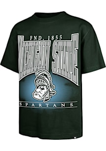 47 Michigan State Spartans Green Hot Corner Foundation Short Sleeve Fashion T Shirt
