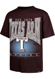 47 Texas A&amp;M Aggies Maroon Hot Corner Foundation Short Sleeve Fashion T Shirt
