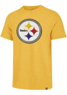 47 Pittsburgh Steelers Gold Match Short Sleeve Fashion T Shirt